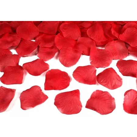 Płatki róż czerwone Walentynki rocznica zaręczyny 5cm 1000 sztuk